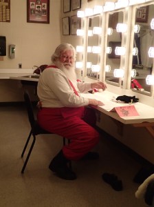 Santa reviews the music