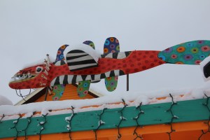 Fish flying v.s. fly fishing