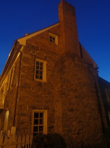Georgetown during the 'blue hour.'