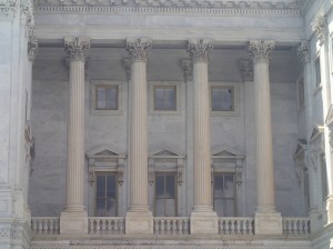 Upper windows are in hallway from the House Gallery.