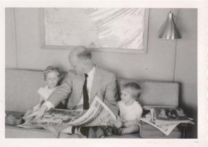 Dad, my sister and me