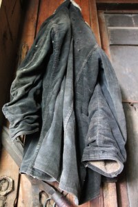 Grandpa's coat hanging where he left it.