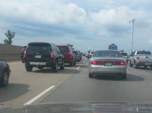 Nothing but brake lights