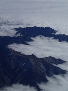 Tips of the mountains