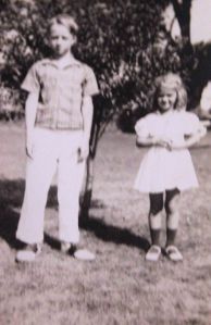 Dad and his little sister