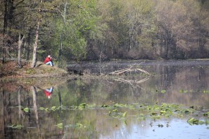 Waiting for the shot.