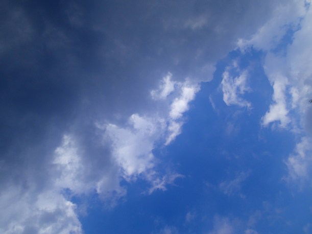 Storm front moving in.