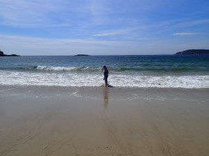 It's best to keep your toes in the water.