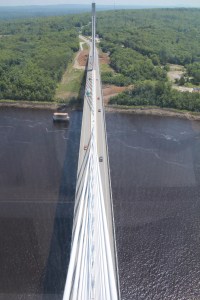 Narrow bridge over 'The Narrows."