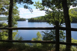 Pretty lake along the way.