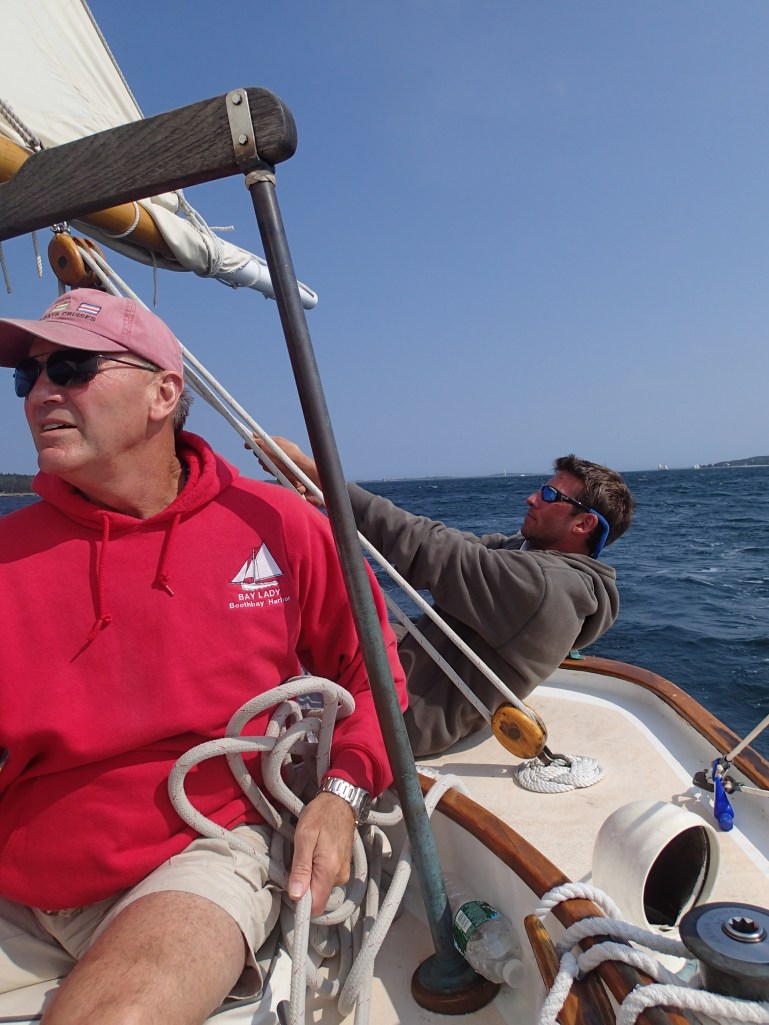 Sailing the ocean breezes.