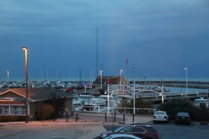 The other side of Lake Michigan.