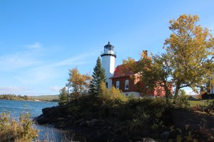 Eagle Harbor Lighthouse.