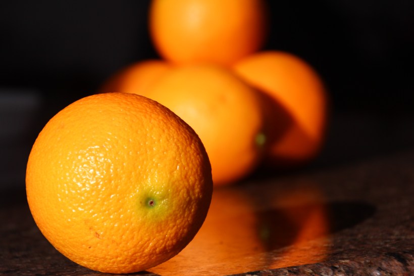 Orange afternoon light.