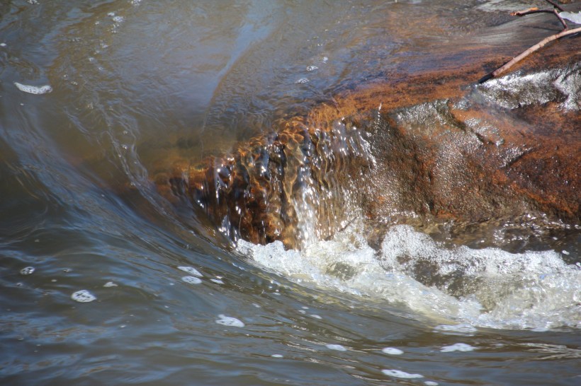 Lots of water flowing now.