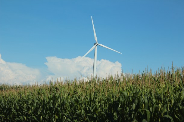 Power amid the corn,