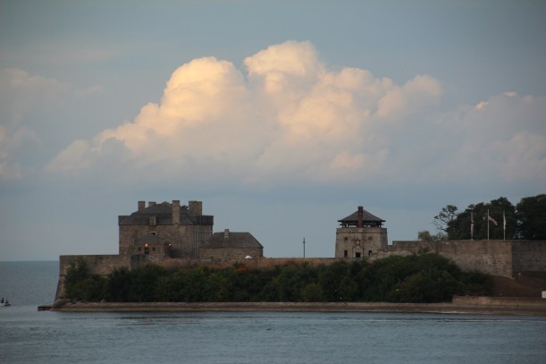 Standing on Canadian soil looking across the river at Ft Niagara.