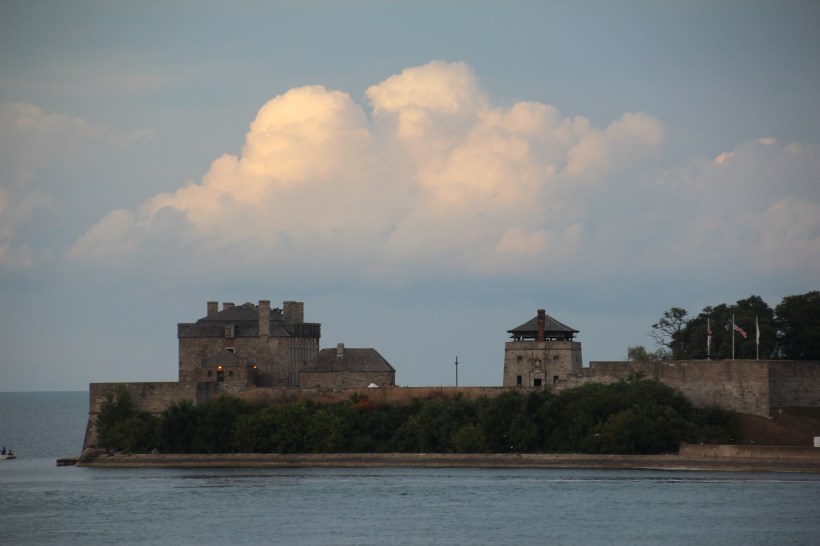Standing on Canadian soil looking across the river at Ft Niagara.