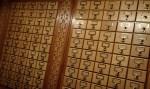 Card catalog at the Parliamentary library in Ottawa Ontario.