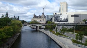 And a river runs through it.  Actually a canal.