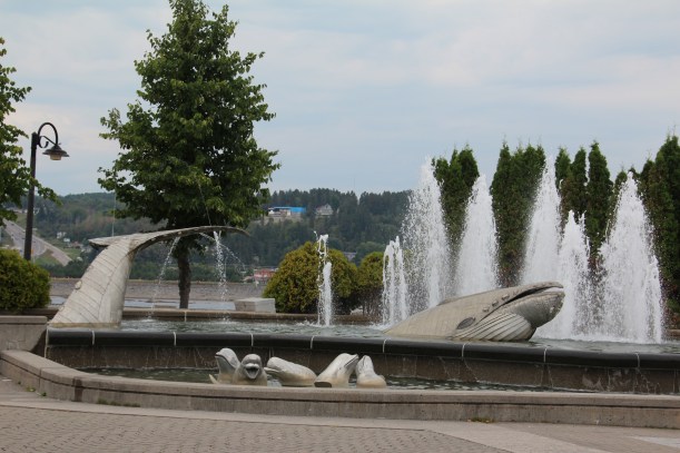 Whale of a fountain.