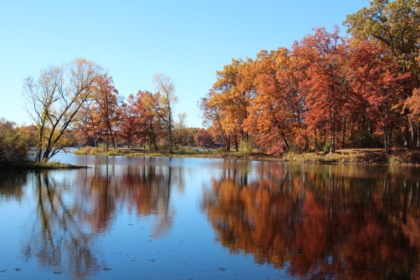 I've had a picnic lunch out on this little spit of land in warmer days.