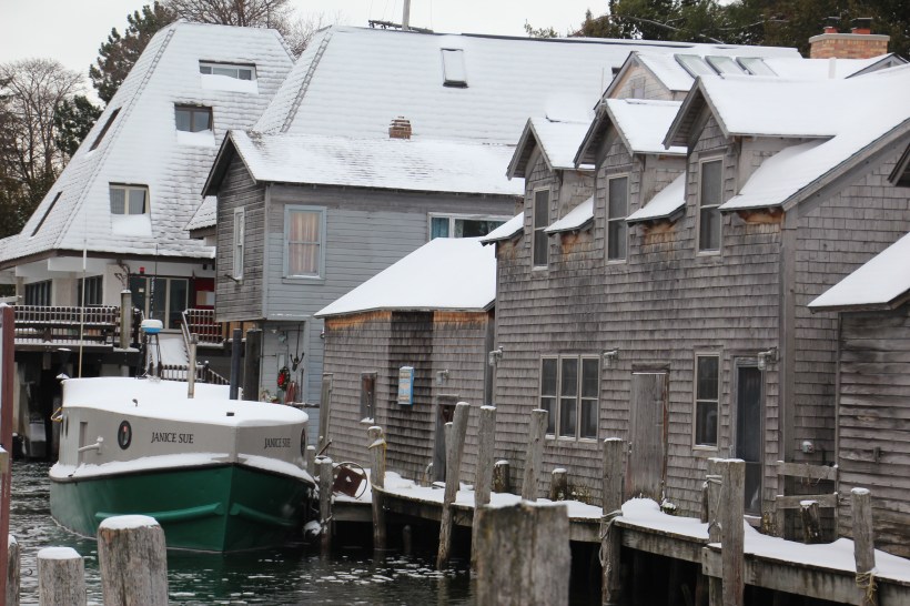 Fishing boat waits patiently.