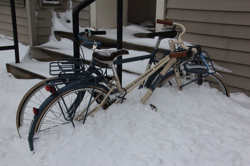 Not the season for bike riding.