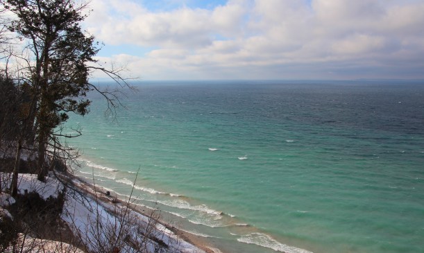 Very windy up here.  And cold too.