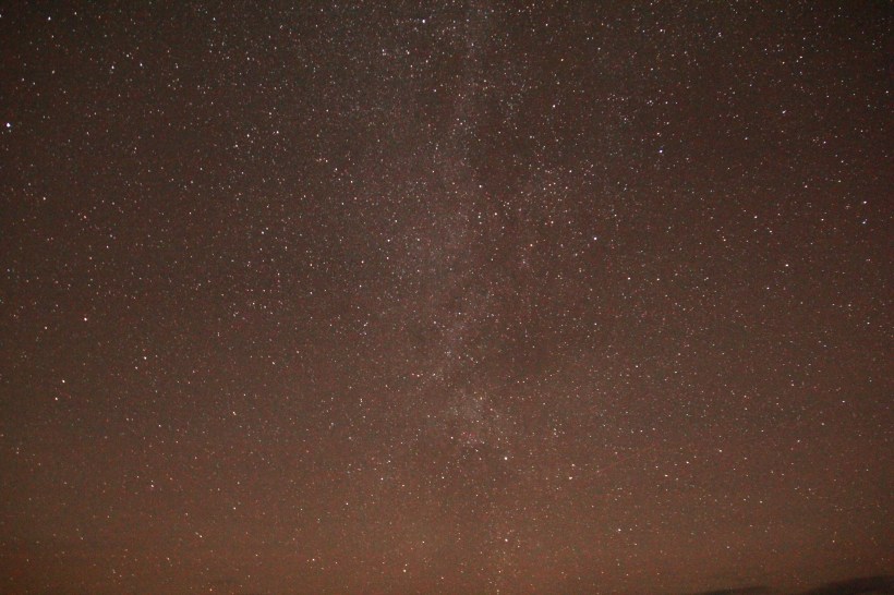 Maybe the milky way.  Maybe just a bunch of stars.