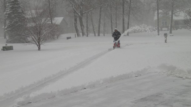 The weather outside is frightful.