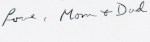 Mom's handwriting234