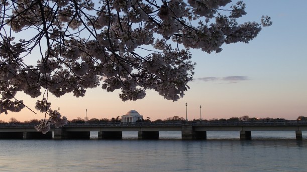 Jefferson glowing way over there.