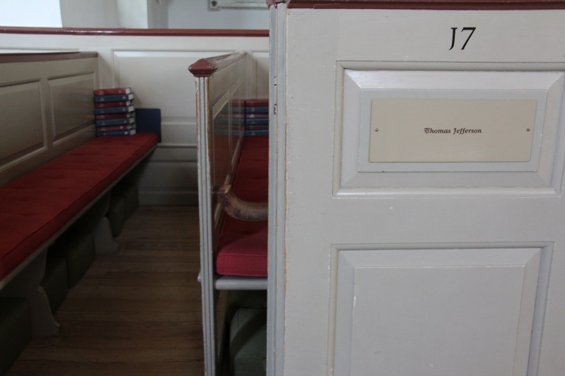 Thomas Jefferson sat here!