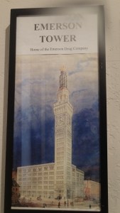 An artist rending of what the tower used to look like.