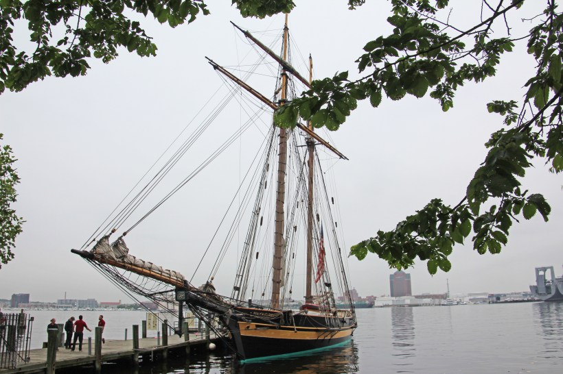 Pride of Baltimore II getting ready to sail the Great Lakes!