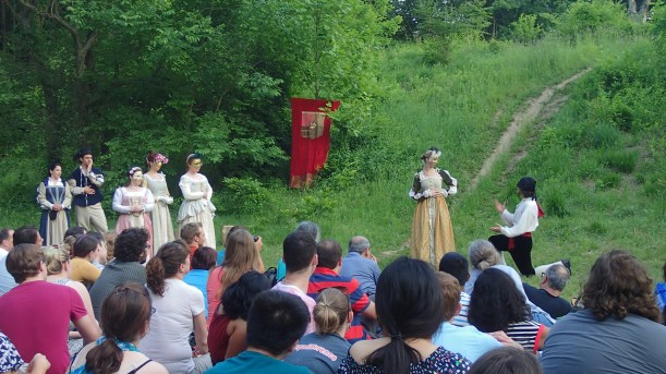 Playing a deceptive game.