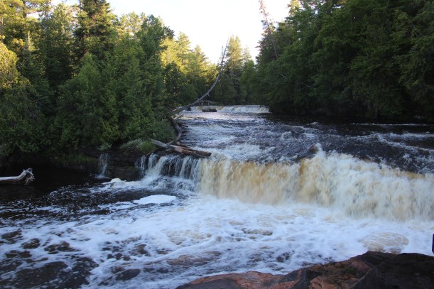 Lots and lots of rushing water.