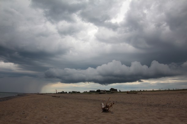 Low hanging clouds were fascinating.