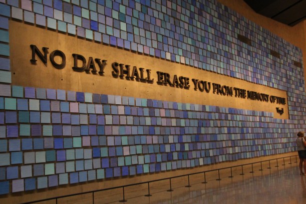 "No day shall erase you from the memory