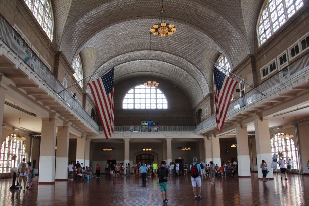 The Grand Hall waiting area would have been filled with long benches.