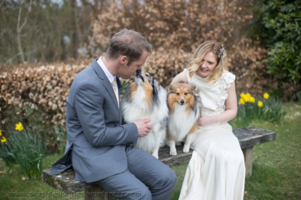 Ludo loves on his dad.