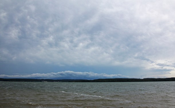 Dark and stormy  Lake Margrethe