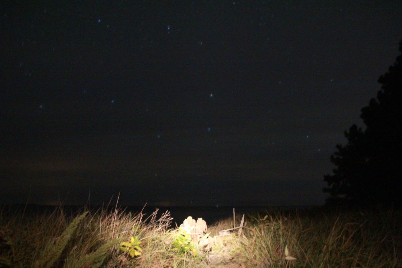 A little trick with a flashlight...slightly overdone.