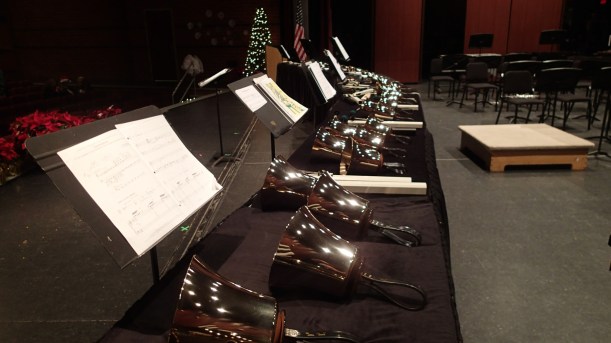 Before the concert.