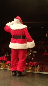 Sing-a-long with Santa.