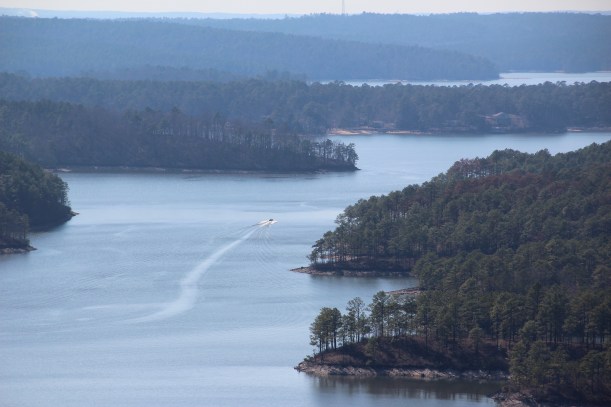 A little bit of a huge lake.