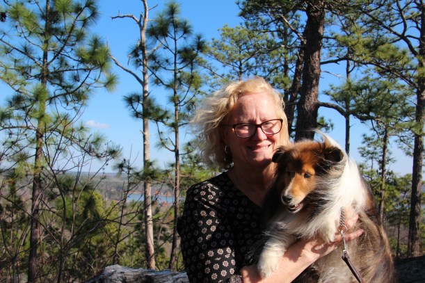 Mama and me on top of the world.